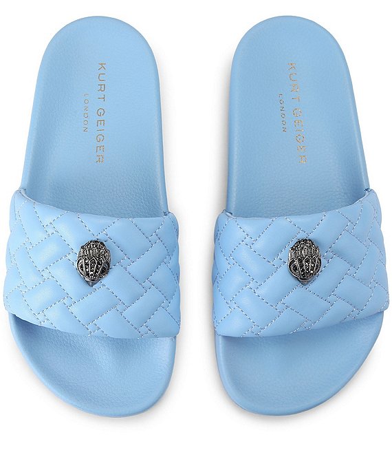 Kurt Geiger London Meena Eagle Ornament Pool Slide Sandals
