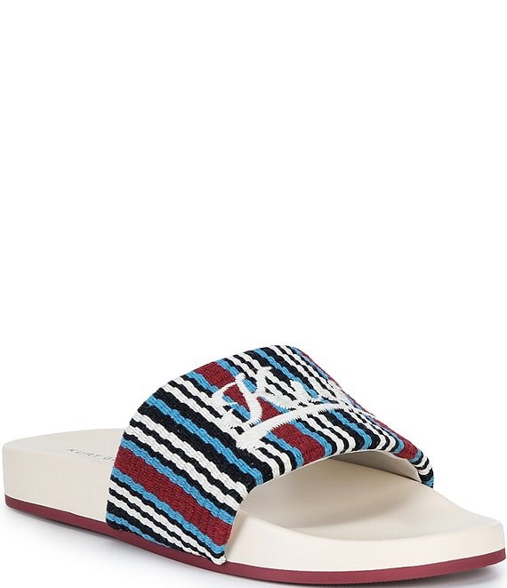 Kurt Geiger London Men's Kurt Script Pool Slide Sandals