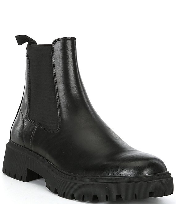 Color:Black - Image 1 - Men's Ryder Chelsea Leather Boots