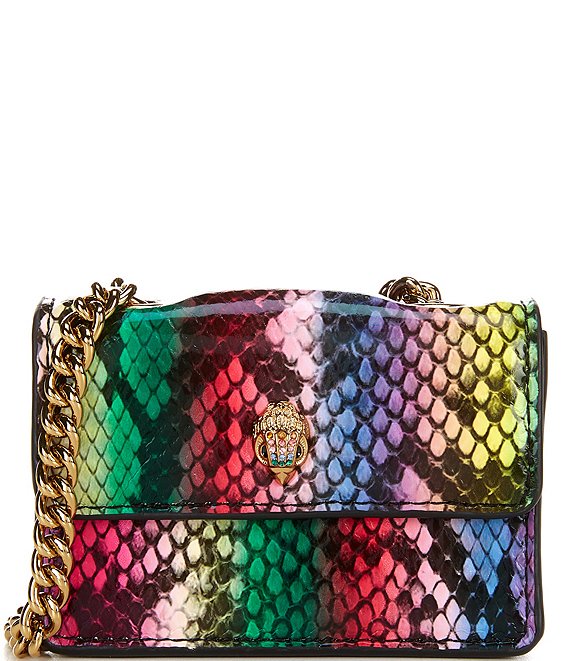 Kurt Geiger London Micro Kensington Rainbow Snake Crossbody Bag | Dillard's