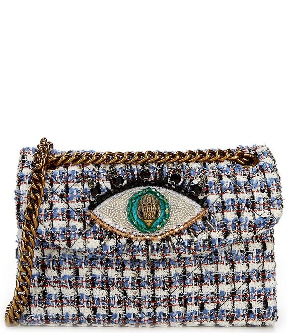 Kurt Geiger, Bags, Nwot Kurt Geiger London Mini Kensington Velvet Eye  Crossbody Bag Green Velvet