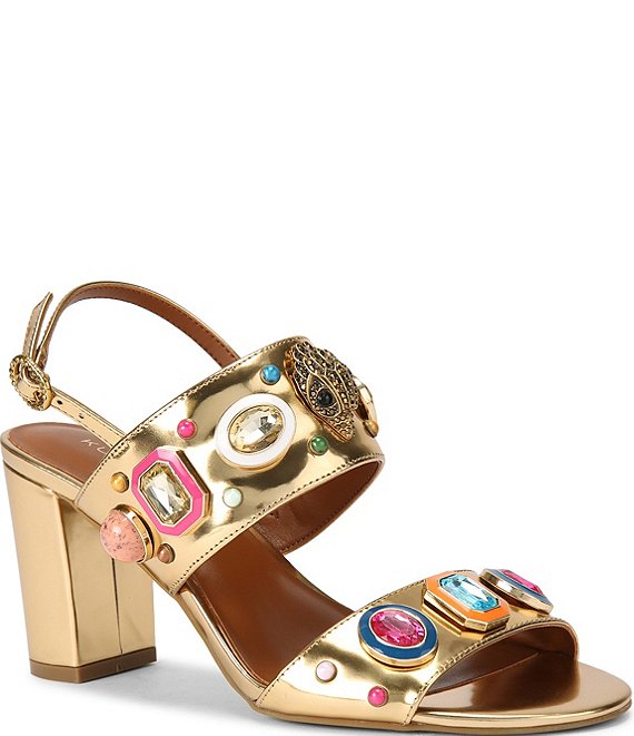 Kurt Geiger London Multi Color Gem Leather Dress Sandals Dillard s