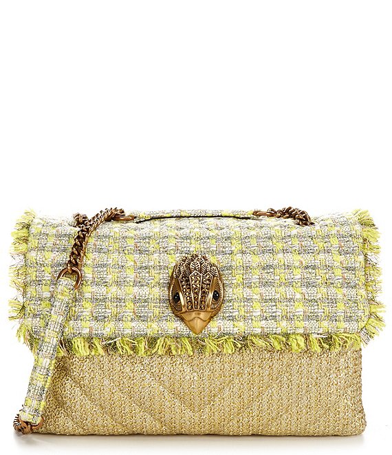 Kurt Geiger London Raffia XXL Kensington Shoulder Bag | Dillard's