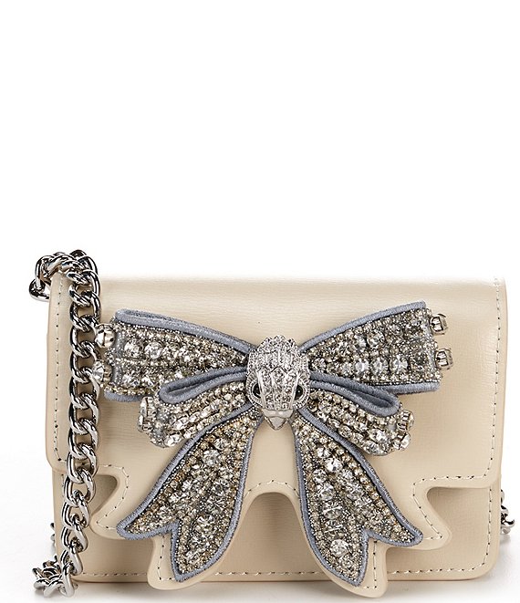 Kurt Geiger London Shoreditch Mini Crystal Bow Crossbody Bag