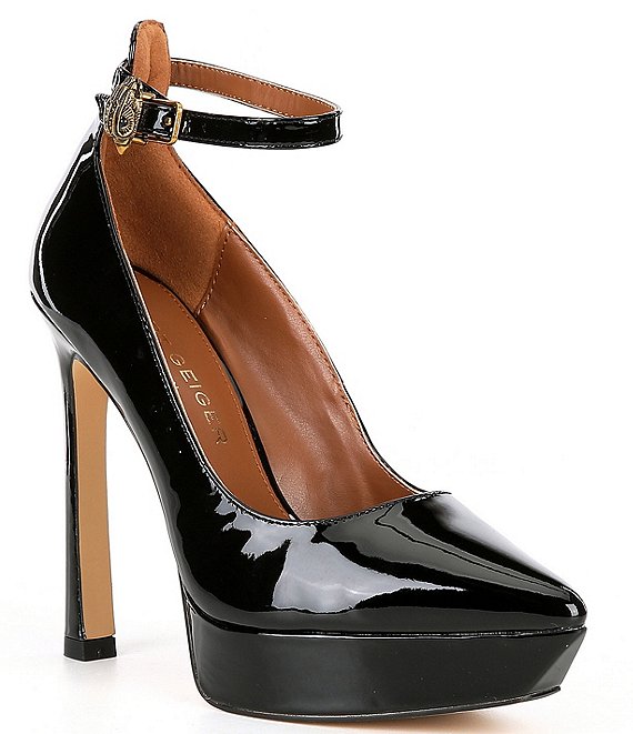 Black Slingback Pumps - Patent Leather Pumps - Black High Heels - Lulus