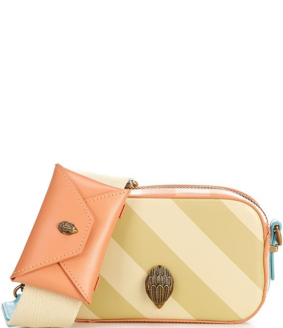 Canvas Cross-Body Bag - Yellow Stripe