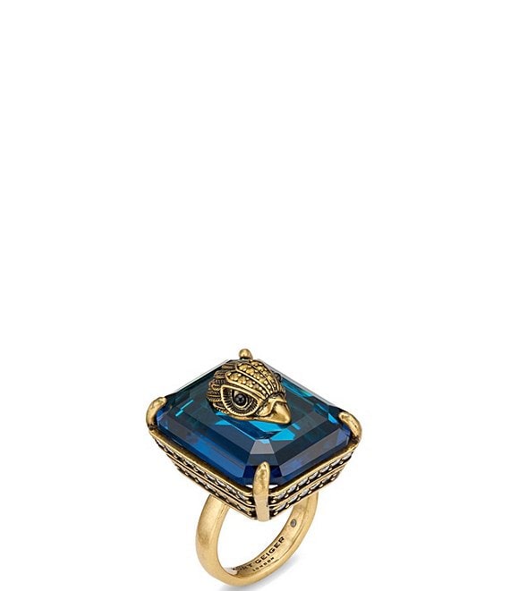 Kurt Geiger London Signature Eagle Gem Cocktail Ring