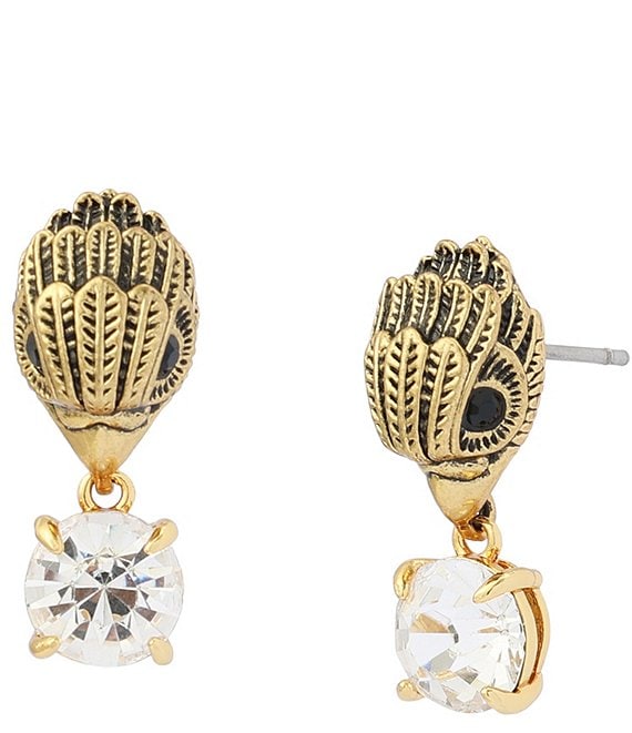 Kurt Geiger London Signature Eagle Stone Drop Earrings