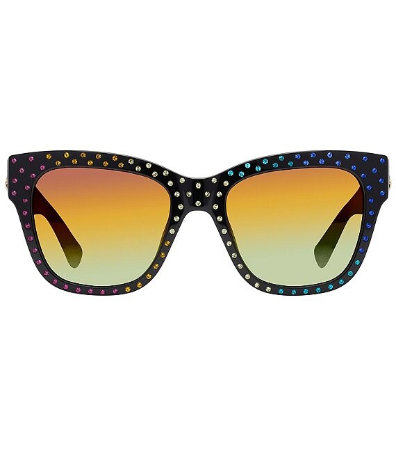 Kurt Geiger Cat Eye Gradient Lens Sunglasses W/ Case NWT KENSINGTON SM CAT-EYE Viola Handmade Acetate Sunglasses by  main image 3