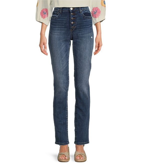 Stevie Highrise Front Slit Jeans Stevie Highrise Front Slit Jeans