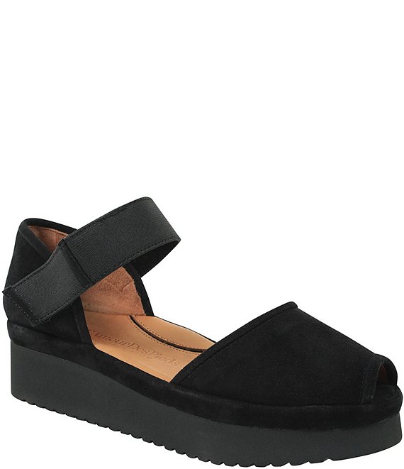 L'Amour Des Pieds Amadour Suede Platform Sandals | Dillard's