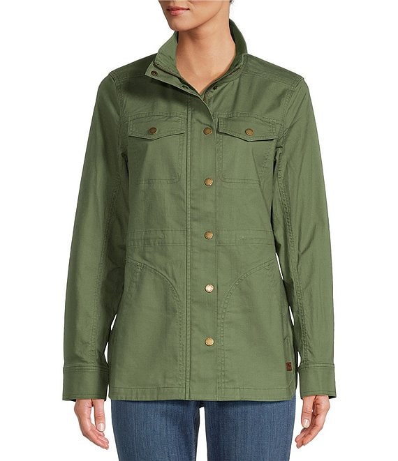 Womens long cheap utility jacket