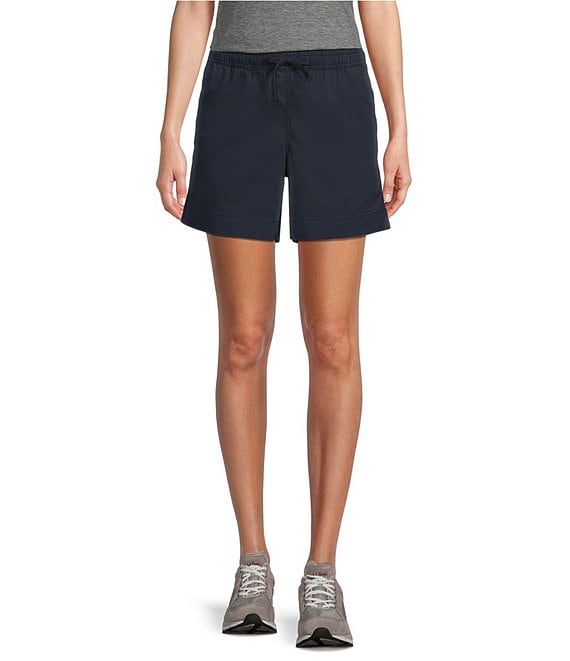 L.L.Bean Chambray Mid Rise Drawstring Dock Short | Dillard's