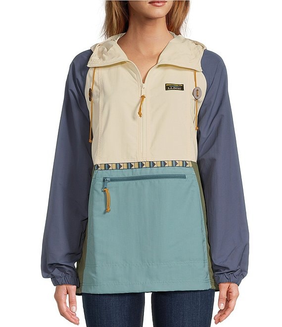 L.L.Bean Mountain Classic Color Block Anorak Jacket | Dillard's