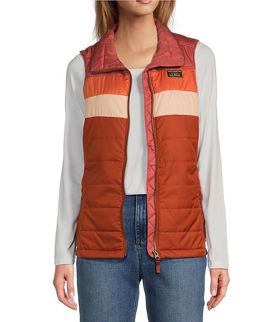 Colorblock puffer vest store