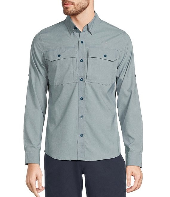 L.l. BEAN Plaid Tropicwear Button Down Vented Fishing Shirt