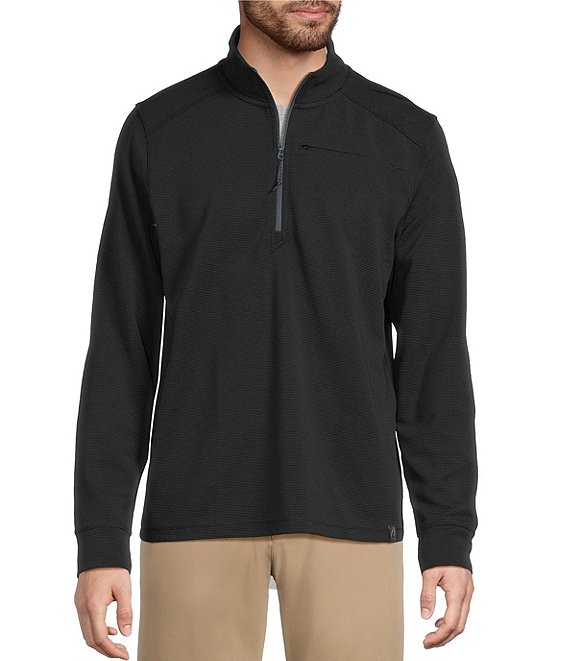 【ben】 L.L.Bean VentureStretch Ottoman-Rib Quarter-Zip Pullover | Dillard's