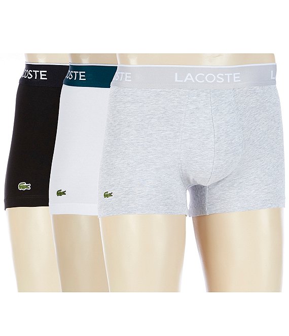 Lacoste Casual Assorted Boxer Briefs 3-Pack | Dillard's