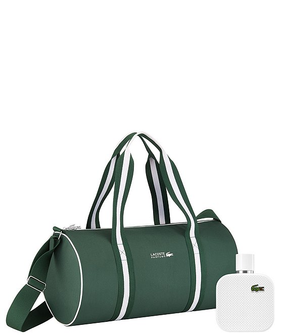 Lacoste L.12.12 Blanc Eau de Toilette and Weekend Bag Gift Set
