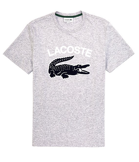 Lacoste Large Croc Logo Short Sleeve Tee | Dillard's
