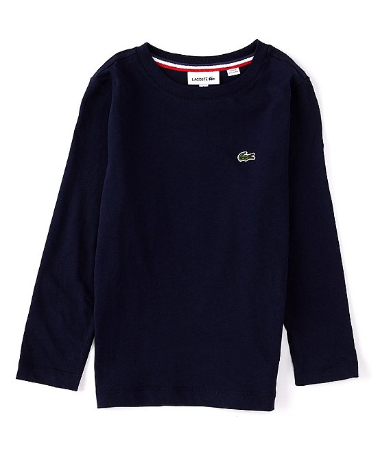 Color:Navy Blue - Image 1 - Little Boys 2T-6T Long-Sleeve Jersey Tee