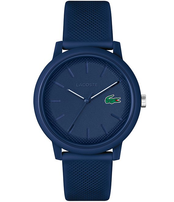 Lacoste Men's 12.12 Quartz Analog Blue Silicone Watch