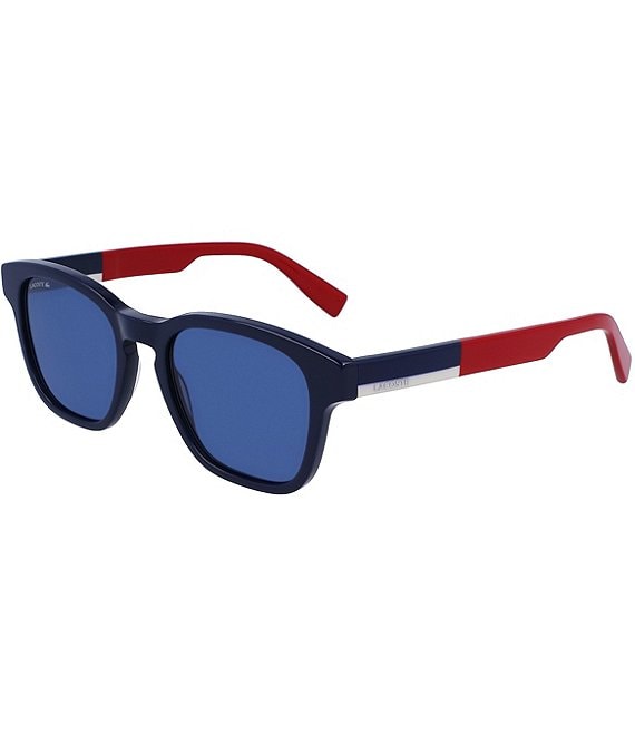 Buy Lacoste Wayfarer Sunglasses with Blue Lens for Unisex Online