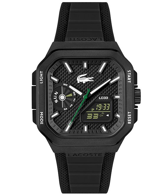 Lacoste Men's LC33S Ana-Digi Silicone Strap Watch