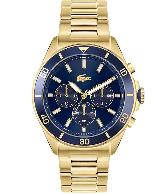 Lacoste Men's Gold Chronograph Bracelet Watch Dillard's