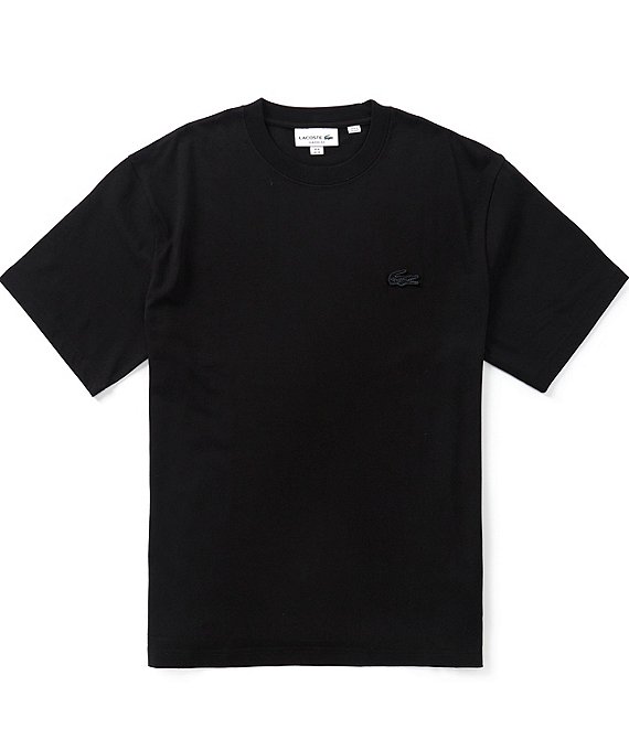 Lacoste Metallic Croc Logo Short Sleeve T-Shirt