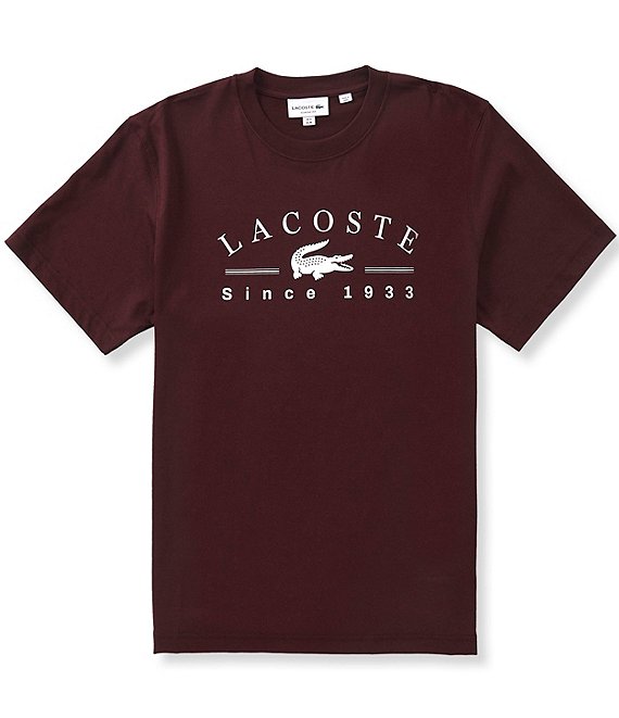 Lacoste Printed Logo Short Sleeve T-Shirt