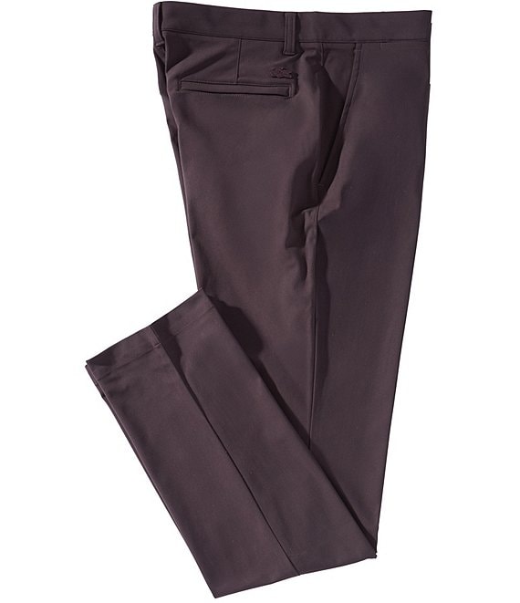 Lacoste Slim Fit Flat Front Stretch Chino Pants