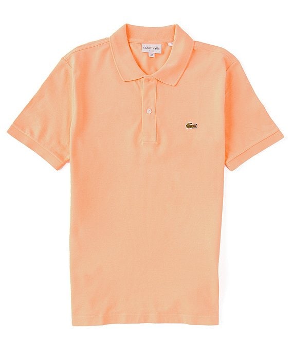 Lacoste Slim-Fit Pique Short-Sleeve Polo Shirt | Dillard's