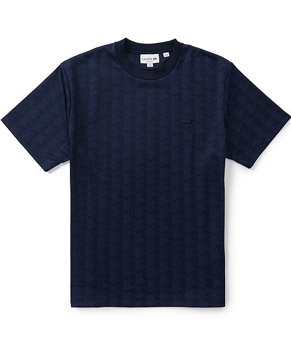 Lacoste Tonal Monogram Short Sleeve T-Shirt