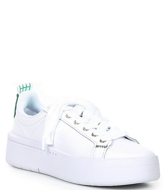 Lacoste ZIANE PLATFORM - Joggesko - white/hvit - Zalando.no | Lacoste,  Sneakers white, Platform sneakers