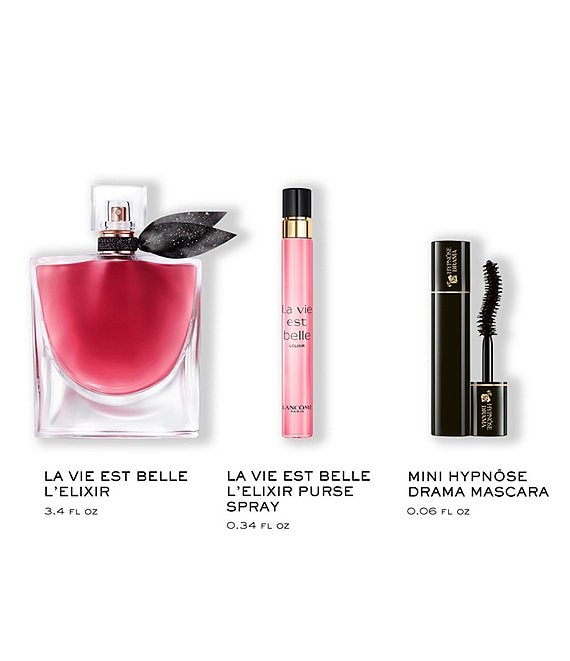 Lancome La Vie Est Belle L'Elixir Perfume and Mini Hypnose Drama