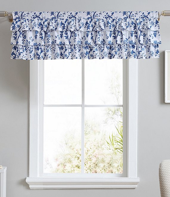 Laura Ashley Elise Tier Ruffled Window Valance | Dillard's