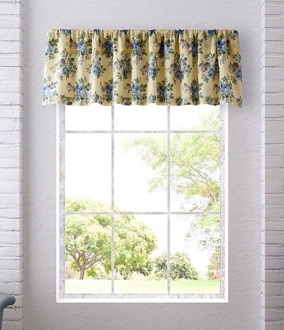Color:Pale Yellow - Image 1 - Linley Window Valance