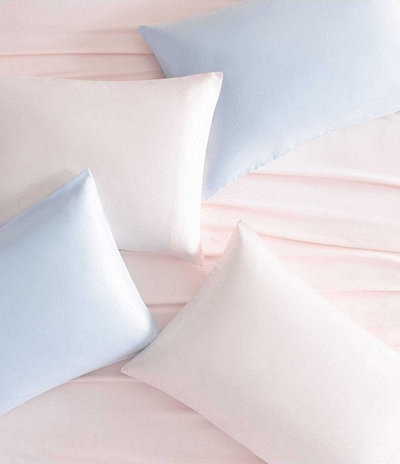 Laura Ashley Satin Bliss Microfiber Pillowcase Pair | Dillard's