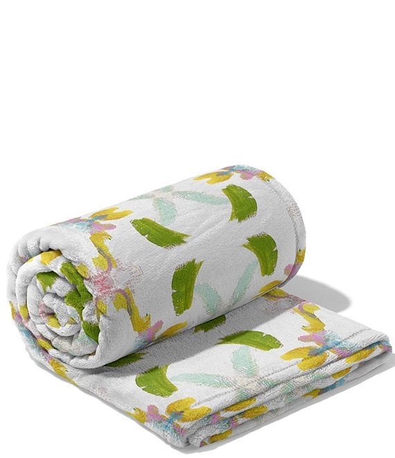 Laura Park Dogwood Fleece Throw Blanket