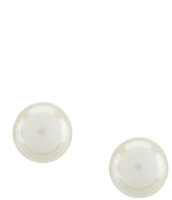 Lauren Ralph Lauren 10mm Pearl Stud Earrings | Dillard's