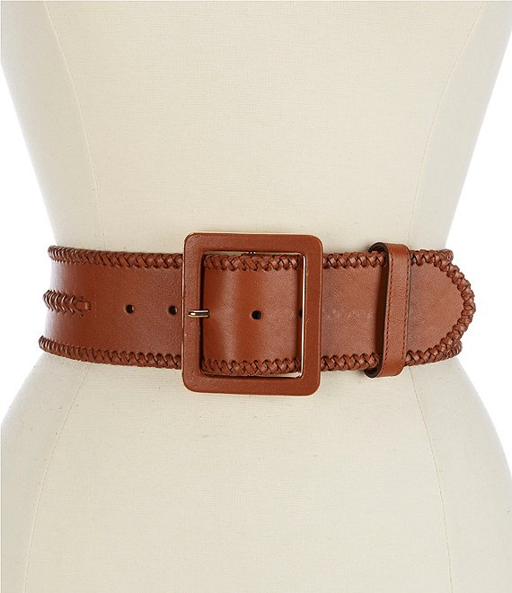 Wide Brown Leather Belt Women Wide Waist Belt Wide Leather 