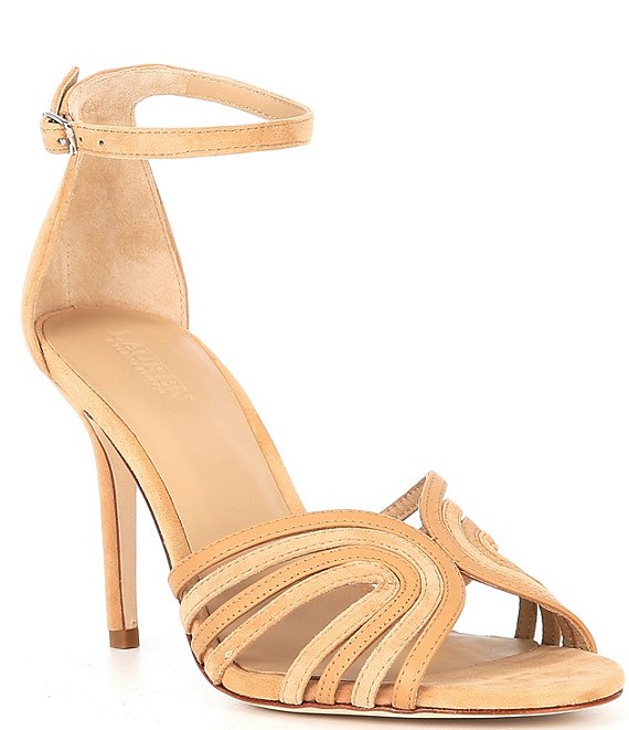 Lauren Ralph Lauren Allie Leather Suede Dress Sandals