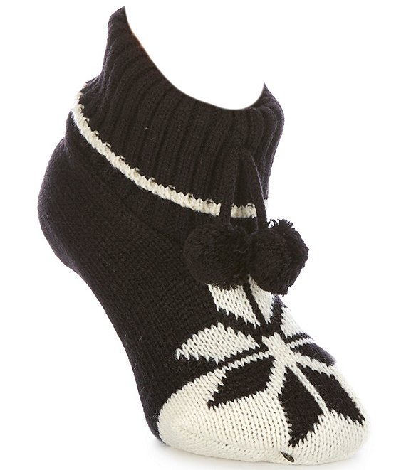 Lauren Ralph Lauren Bi-Color Snowflake Sock Booties