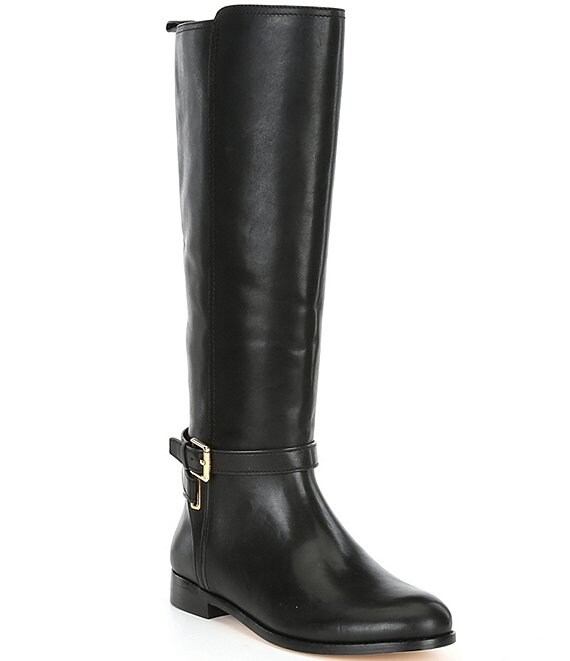 Lauren Ralph Lauren Blayke Tall Leather Boots | Dillard's