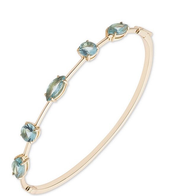 Lauren Ralph Lauren Blue Multi Stone Bangle Bracelet | Dillard's