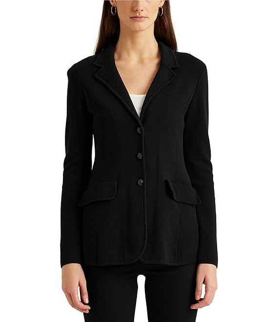 ralph lauren women's black blazer