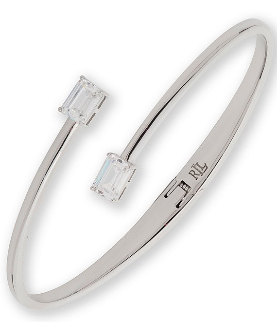 Lauren Ralph Lauren CZ Bypass Cuff Bracelet