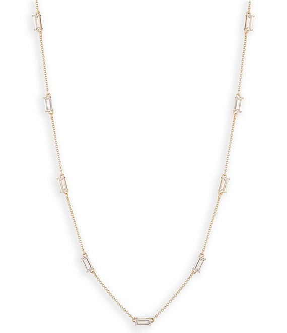 Lauren Ralph Lauren CZ Station Collar Necklace