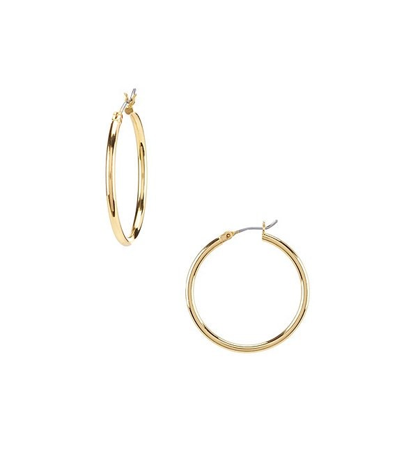 Lauren Ralph Lauren Gold Hoop Earrings | Dillard's